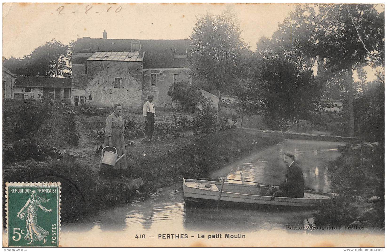 77 - SEINE ET MARNE - Perthes - Le Petit Moulin - Belle Animation - Perthes