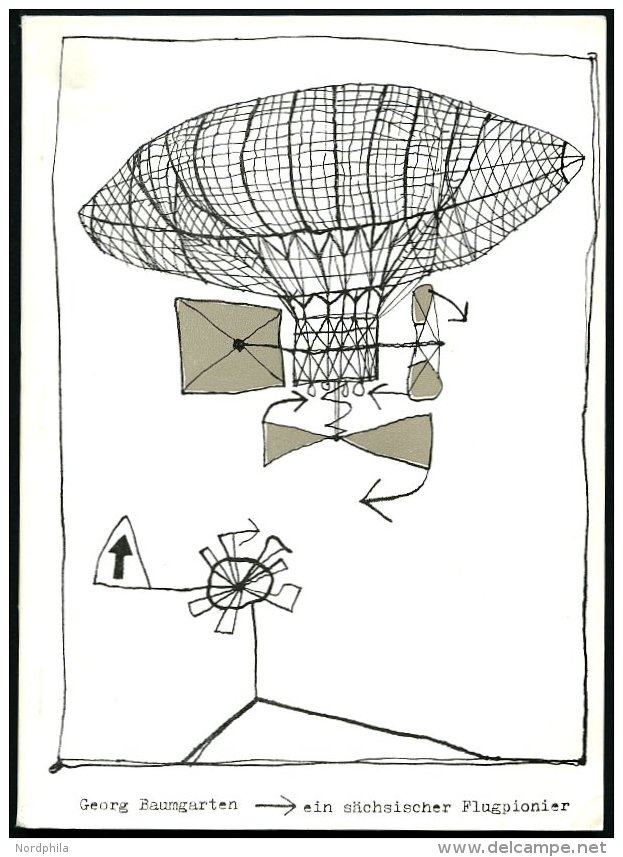 SACHBÜCHER Ein Sächsischer Flugpionier, 1986, Georg Baumgarten - Philately