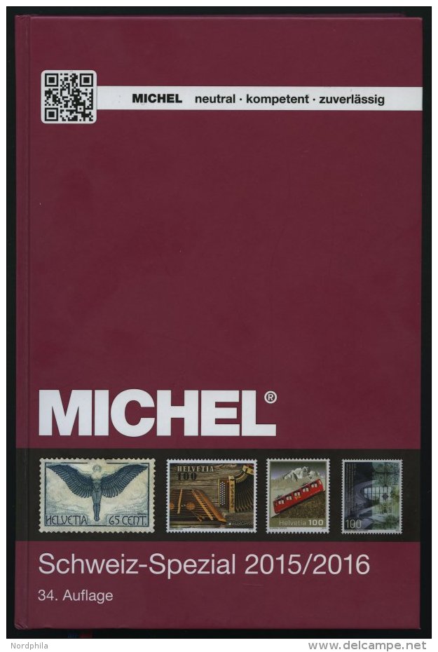 PHIL. KATALOGE Michel: Schweiz-Spezial Katalog 2015/2016, Alter Verkaufspreis: EUR 62.- - Philately And Postal History