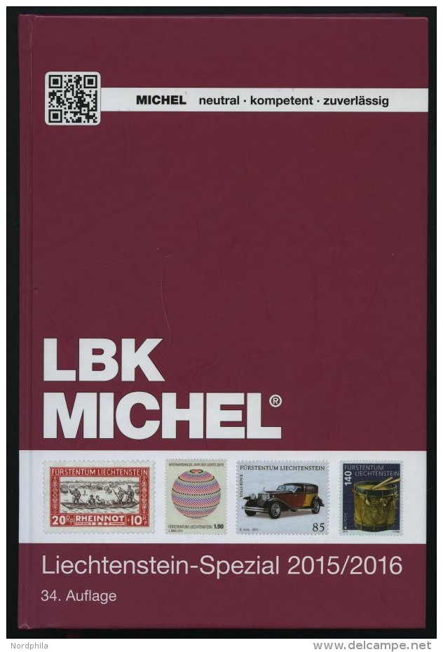 PHIL. KATALOGE Michel: Liechtenstein-Spezial Katalog 2015/2016, Alter Verkaufspreis: EUR 39.-CHF - Philately And Postal History