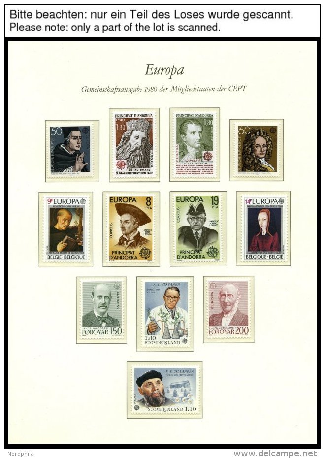 EUROPA UNION **, 1980/1, Persönlichkeiten Und Folklore, 2 Komplette Jahrgänge, Pracht, Mi. 187.10 - Collections