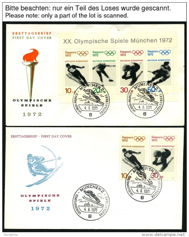 SLG., LOTS DEUTSCHLAND Wohl Komplette Sammlung FDC Bund/Berlin Von 1971-95 In 11 Ersttagesbrief-Alben In Schubern, &uuml - Other & Unclassified