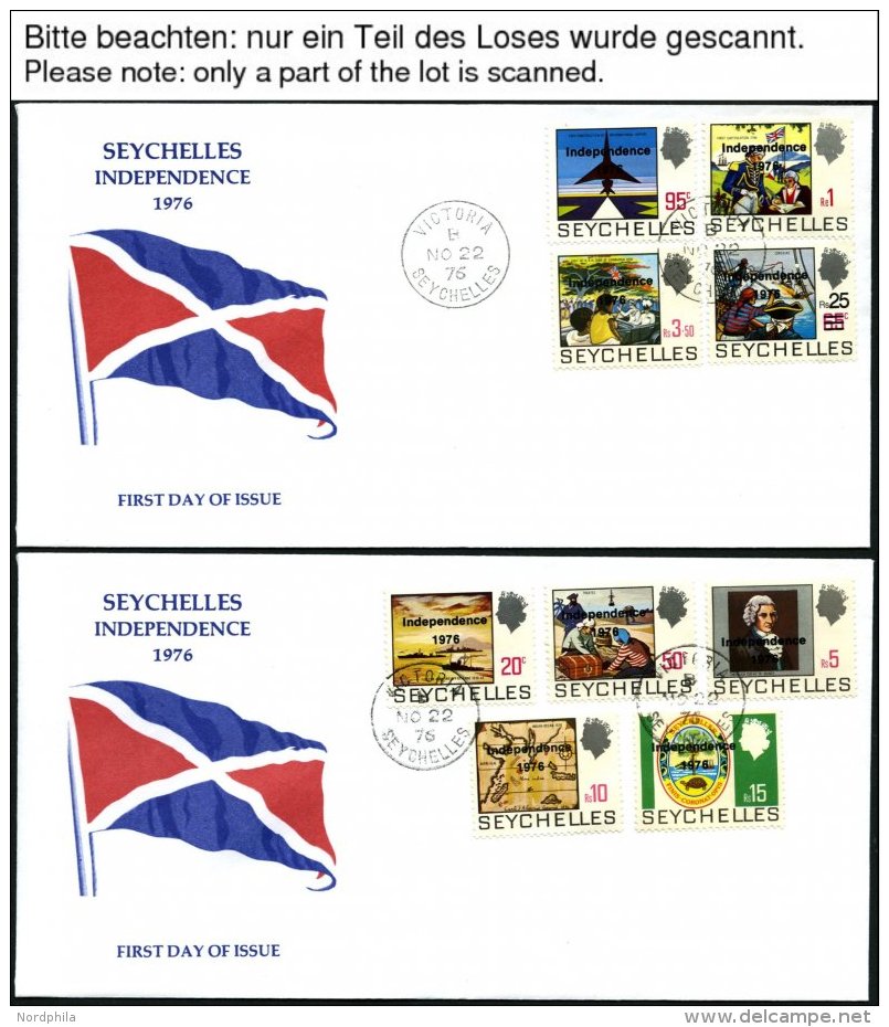 SEYCHELLEN O,Brief , 1978-89, Fast Komplett, 1x Gestempelt Und 1x Auf FDC`s, U.a. Mit Mi.Nr. 366-74, Prachterhaltung - Seychelles (1976-...)