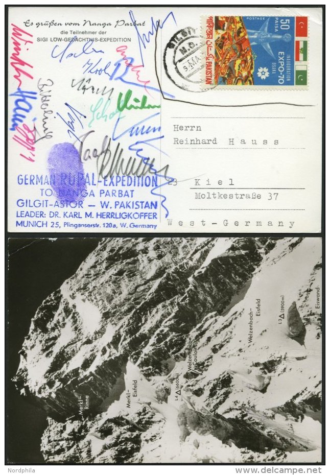 PAKISTAN 1970, Sigi Löw Gedächtnis-Expediton Zum Nanga Parbat, Leiter: Dr. Karl M. Herrligkoffer, Teilnehmer U - Pakistan