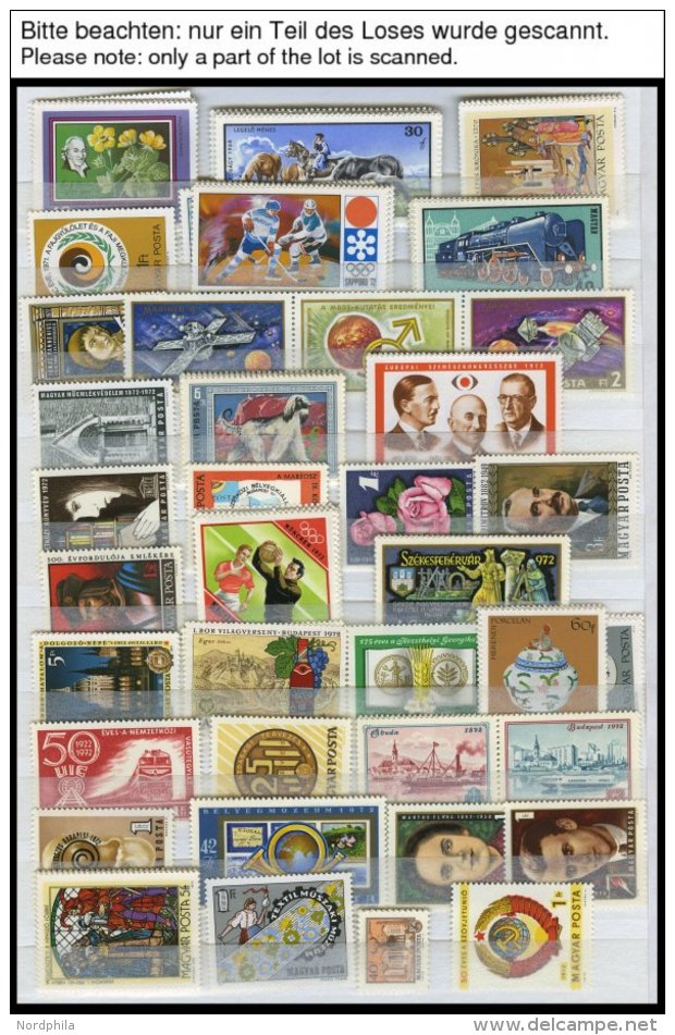 SAMMLUNGEN, LOTS **, Komplette Postfrische Sammlung Ungarn Von 1961-74 Im Einsteckbuch, Fast Nur Prachterhaltung, Mi. N. - Collections