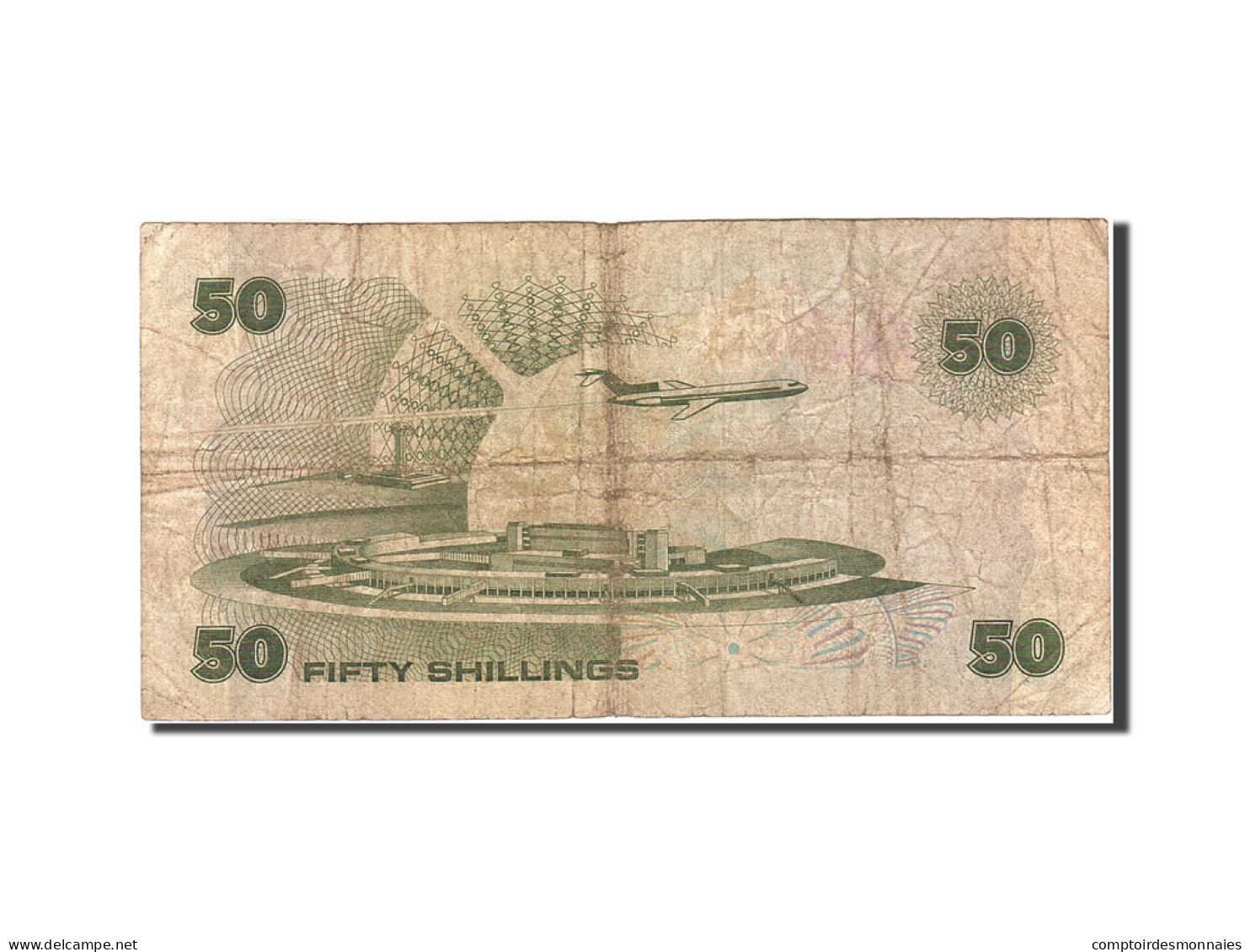 Billet, Kenya, 50 Shillings, 1980-1981, 1987-07-01, KM:22d, B - Kenia