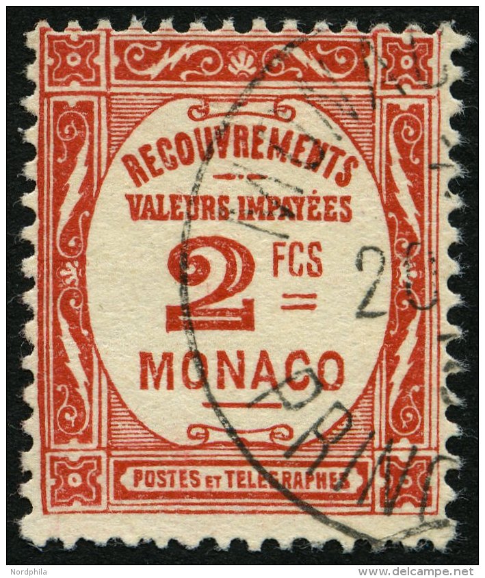 PORTOMARKEN P 26 O, 1932, 2 Fr. Rot, Pracht, Mi. 90.- - Postage Due