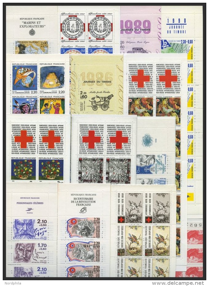 ZUSAMMENDRUCKE A. MH 1-20 **, 1984-90, 15 Verschiedene Postfrische Markenheftchen, Pracht, Mi. 180.- - Autres & Non Classés