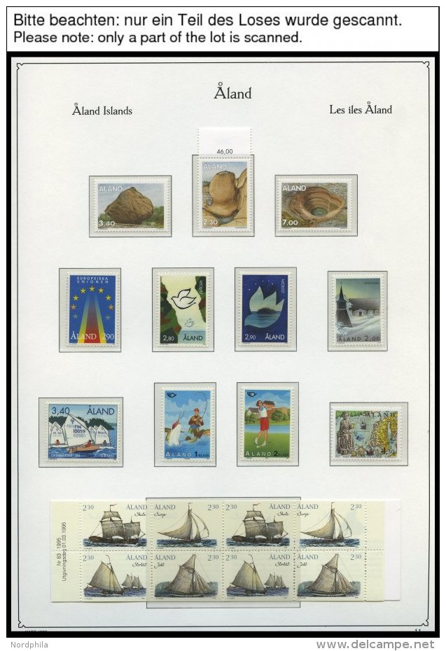 ALANDINSELN **, Komplette Postfrische Sammlung Âland Inseln Von 1984-2010 Im KA-BE Falzlosalbum Mit Diversen Markenheft - Aland
