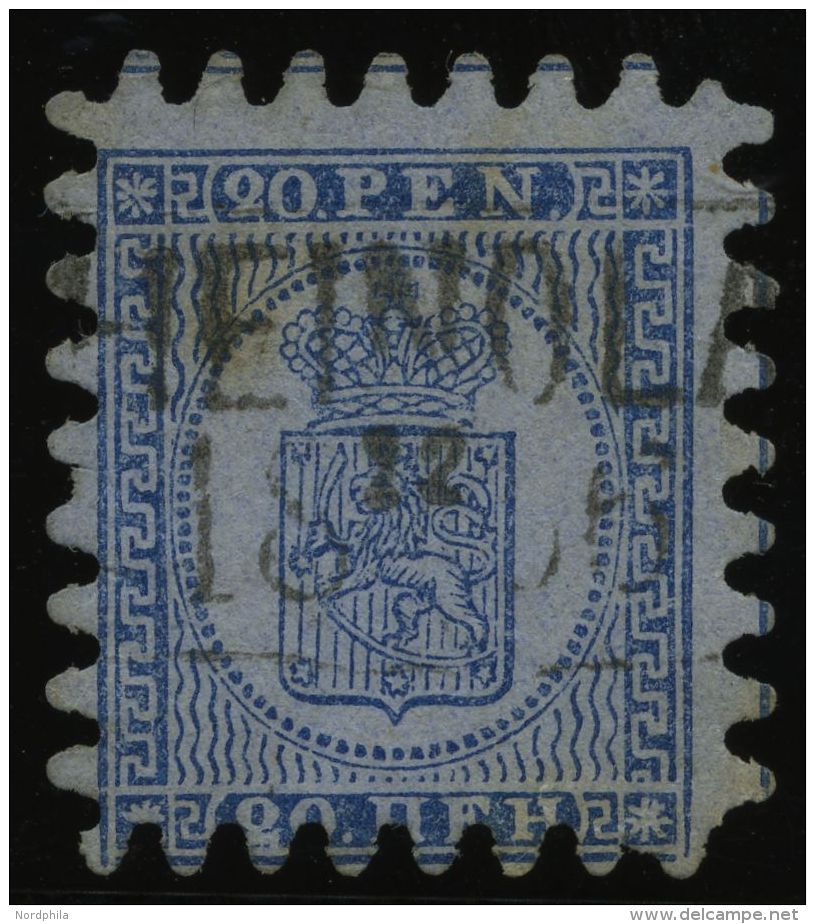 FINNLAND 8B O, 1866, 20 P. Blau, R2 HEINOLA, Alle Zungen, Feinst (teils Fleckig) - Other & Unclassified