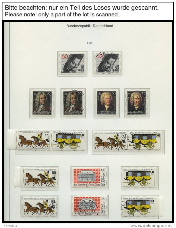 SAMMLUNGEN **, O, Sammlung Bundesrepublik Von 1977-2000, Wohl Komplett Doppelt Gesammelt In 4 KA-BE Bi-collect Falzlosal - Used Stamps