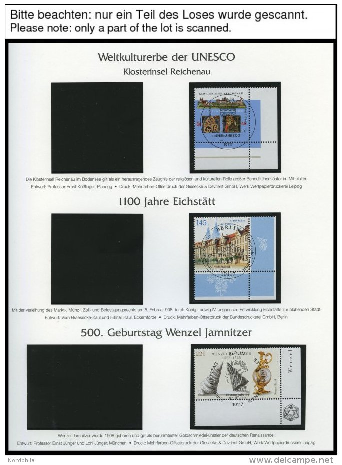 JAHRGÄNGE 2637-2706 O, 2008, Kompletter Jahrgang, Ohne Selbstklebende Marken, Jeweils Aus Der Rechten Unteren Bogen - Used Stamps