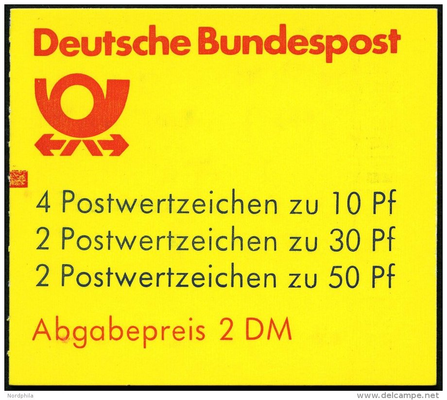 ZUSAMMENDRUCKE MH 22ah **, 1987, Markenheftchen Burgen Und Schlösser, 2. Deckelseite: WWF, Mit Zählbalken, Pra - Gebruikt