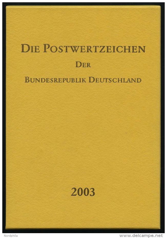 JAHRESZUSAMMENSTELLUNGEN J 31 **, 2003, Jahreszusammenstellung, Pracht, Postpreis EURO 75.- - Other & Unclassified