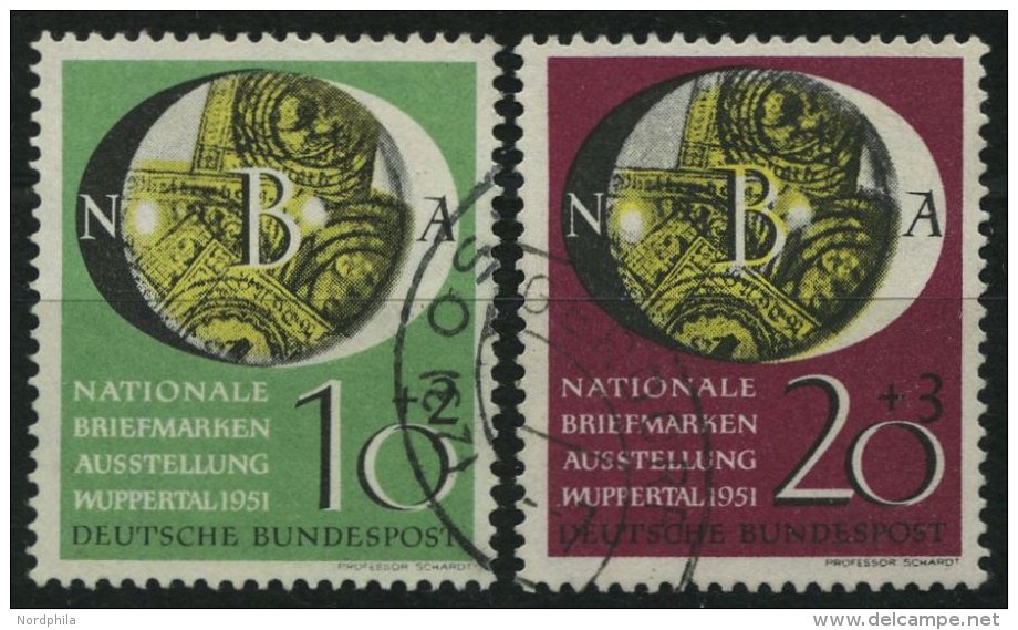 BUNDESREPUBLIK 141/2 O, 1951, NBA, Pracht, Mi. 100.- - Used Stamps