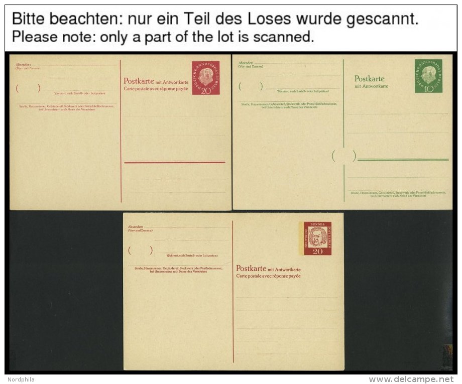 GANZSACHEN Aus P 1d-113 BRIEF, 1949-74, 64 Verschiedene Ungebrauchte Ganzsachenkarten, Fast Nur Prachterhaltung - Verzamelingen