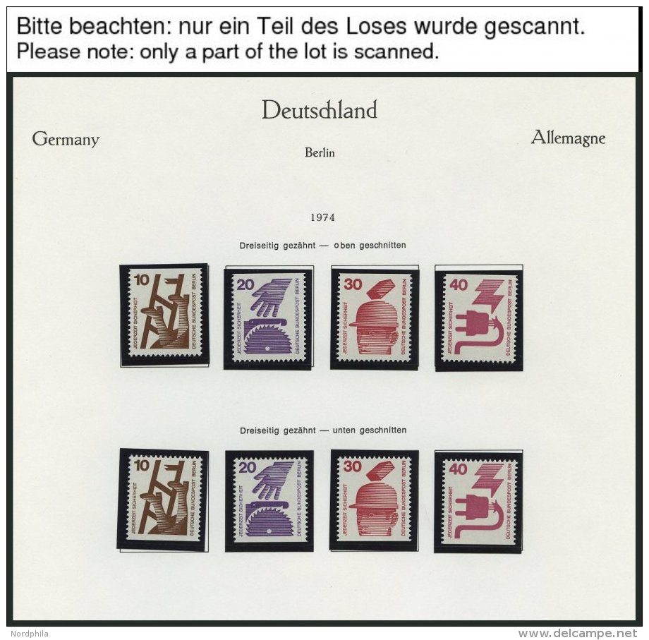 JAHRGÄNGE 353-636 **, 1970-80, 11 Jahrgänge Komplett, Pracht - Other & Unclassified