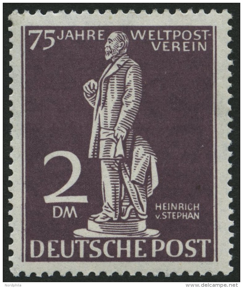 BERLIN 41 **, 1949, 2 DM Stephan, Normale Zähnung, Pracht, Mi. 150.- - Used Stamps