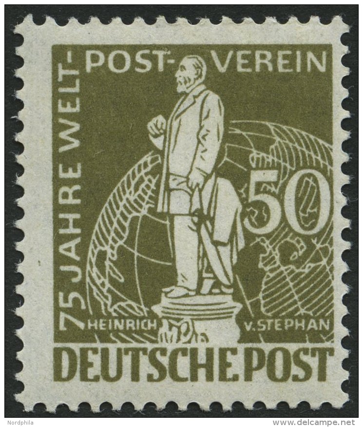 BERLIN 38 **, 1949, 50 Pf. Stephan, Pracht, Mi. 180.- - Used Stamps