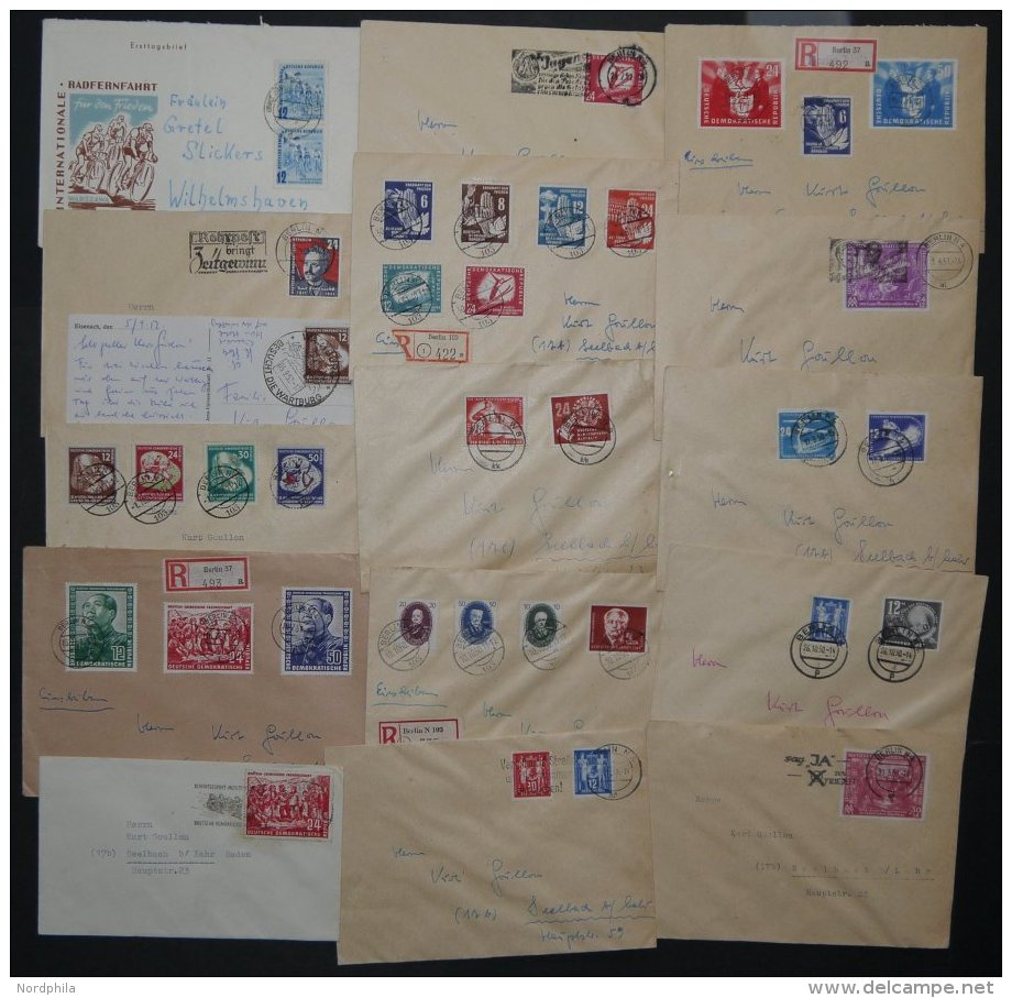 LOTS 1949-52, 16 Belege Mit Besseren Frankaturen, Fast Nur Prachterhaltung, Besichtigen! - Collections