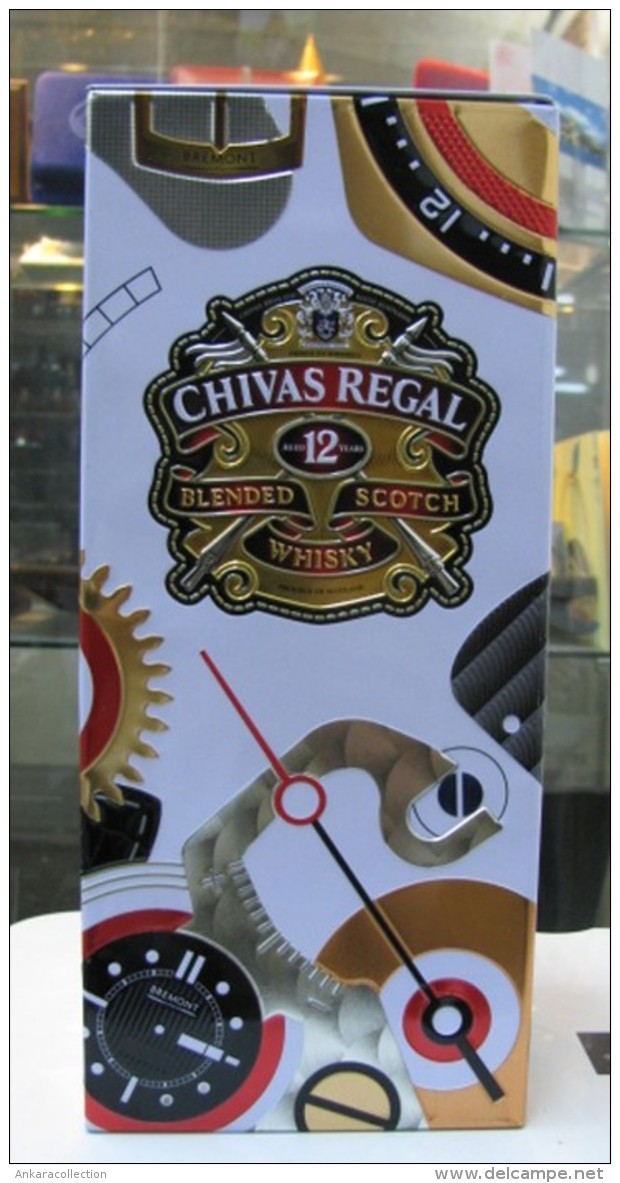 AC - CHIVAS REGAL BLENDED SCOTCH WHISKY EMPTY TIN BOX BLIK # 1 LIMITED EDITION FROM TURKEY - Cannettes