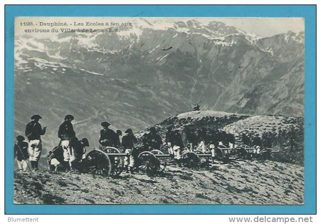 CPA 1198 - Militaires Militaria Chasseurs Alpins école à Feu Aux Environs Du VILLARD-DE-LANS 38 - Villard-de-Lans