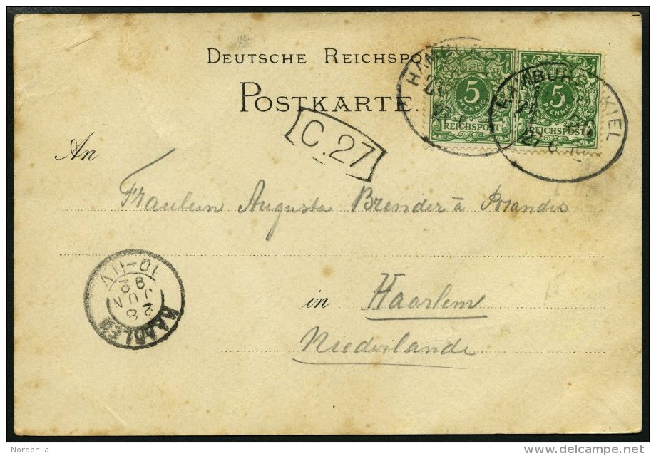 BAHNPOST Hamburg-Kiel, 20 Verschiedene Belege, 1892-1964, Meist Pracht - Franking Machines (EMA)