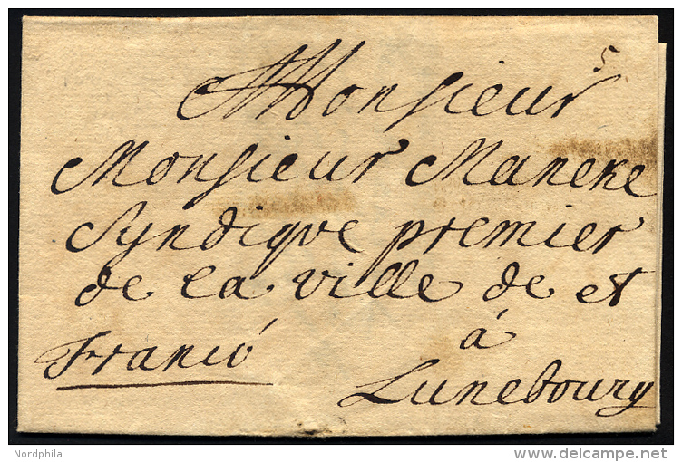 SCHLESWIG-HOLSTEIN - ALTBRIEFE 1737, Brief Von Ratzeburg Nach Lüneburg, Pracht - Préphilatélie