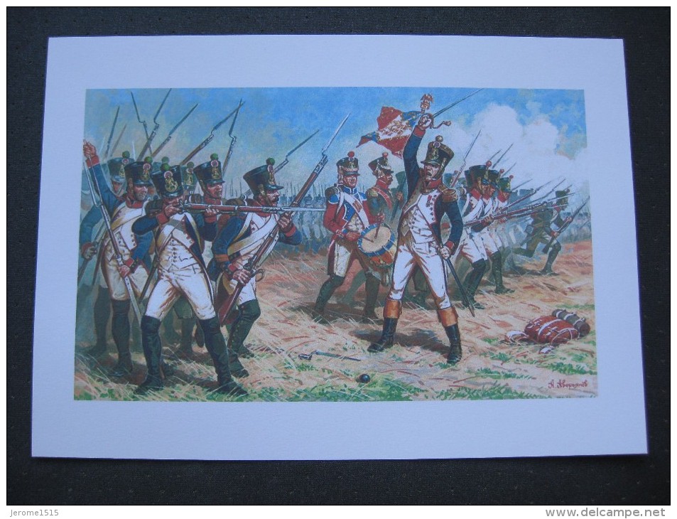 Affiche : Charge De Régiments D'infanterie De Ligne De L'Empereur - Documents