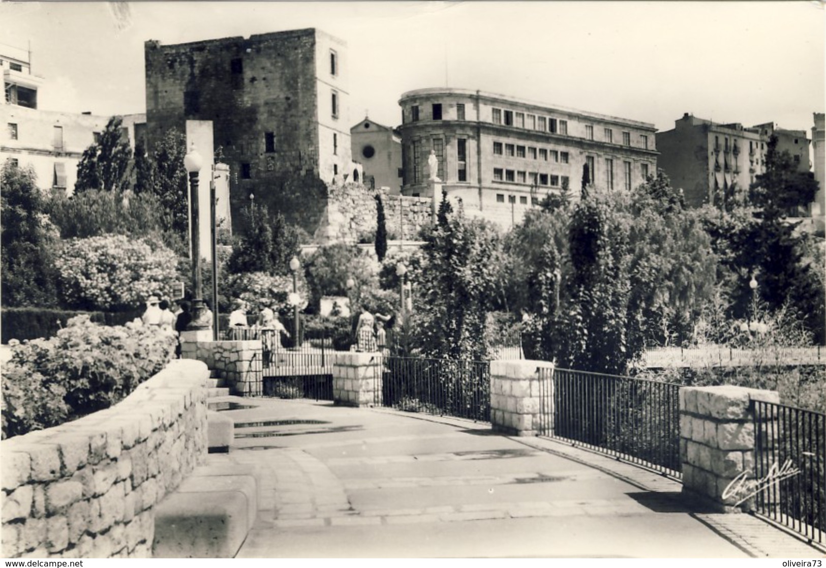 TARRAGONA, Palacio De Augusto Jardines, 2 Scans - Tarragona