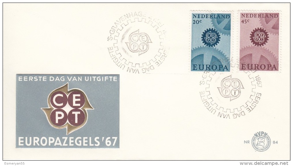 02 05 1967 - FDC Europa YT 850, 851 - PB - FDC