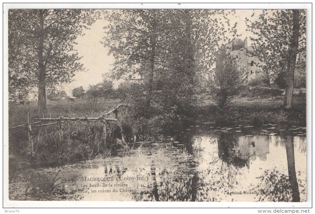 44 - MACHECOUL - Les Bords De La Rivière - Au Fond, Les Ruines Du Château - AN 139 - Machecoul