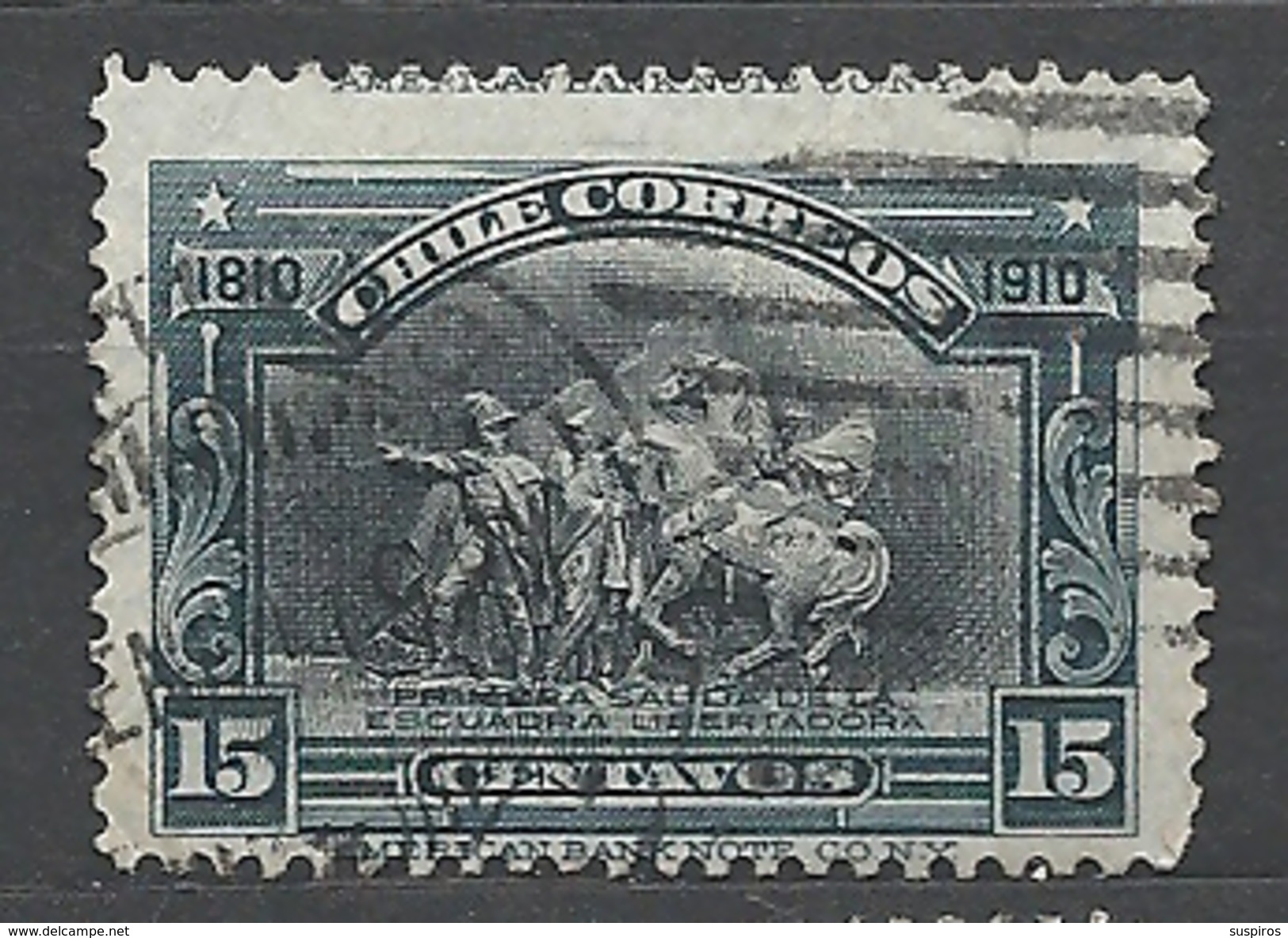 CHILE      1910 The 100th Anniversary Of Independence Used - Chile