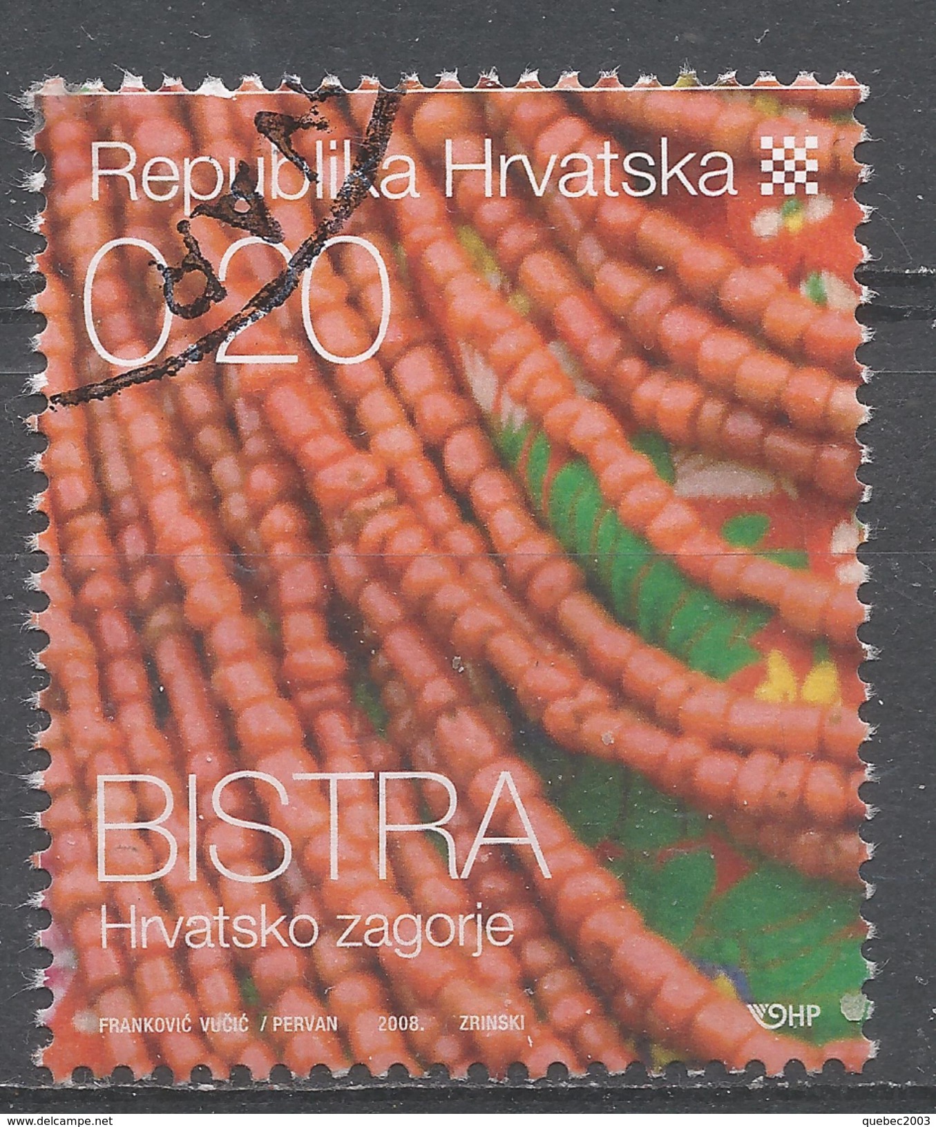 Croatia 2008. Scott #701a (U) Details From Native Costume, Bistra - Croatie