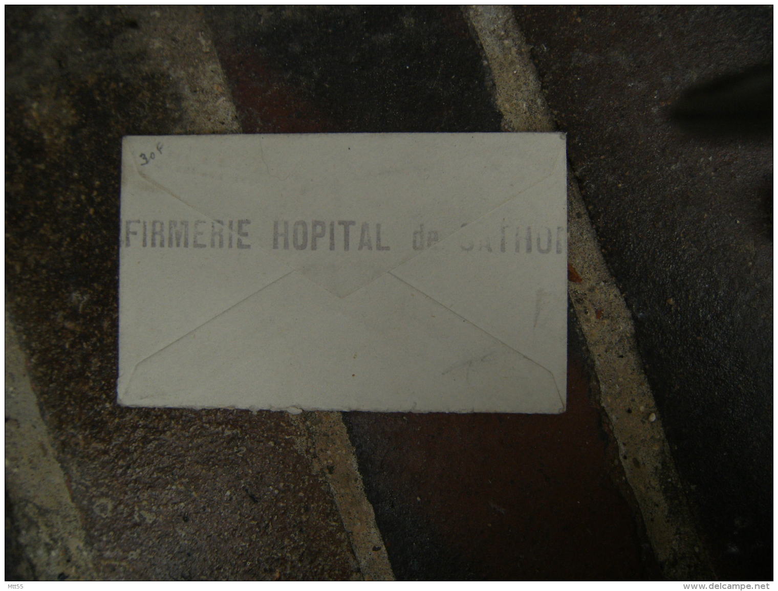 Infirmerie Hopital Sathonay Double Obliteration Franchise Postale Miltaire Guerre 14.18 - 1. Weltkrieg 1914-1918