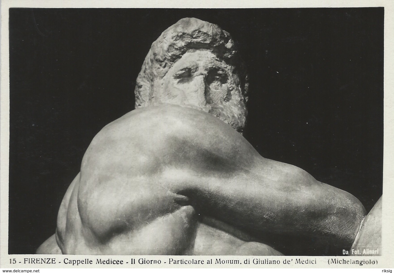 Firenze  Cappelle Medicee.  The Day Detail.   # 05194 - Sculpturen