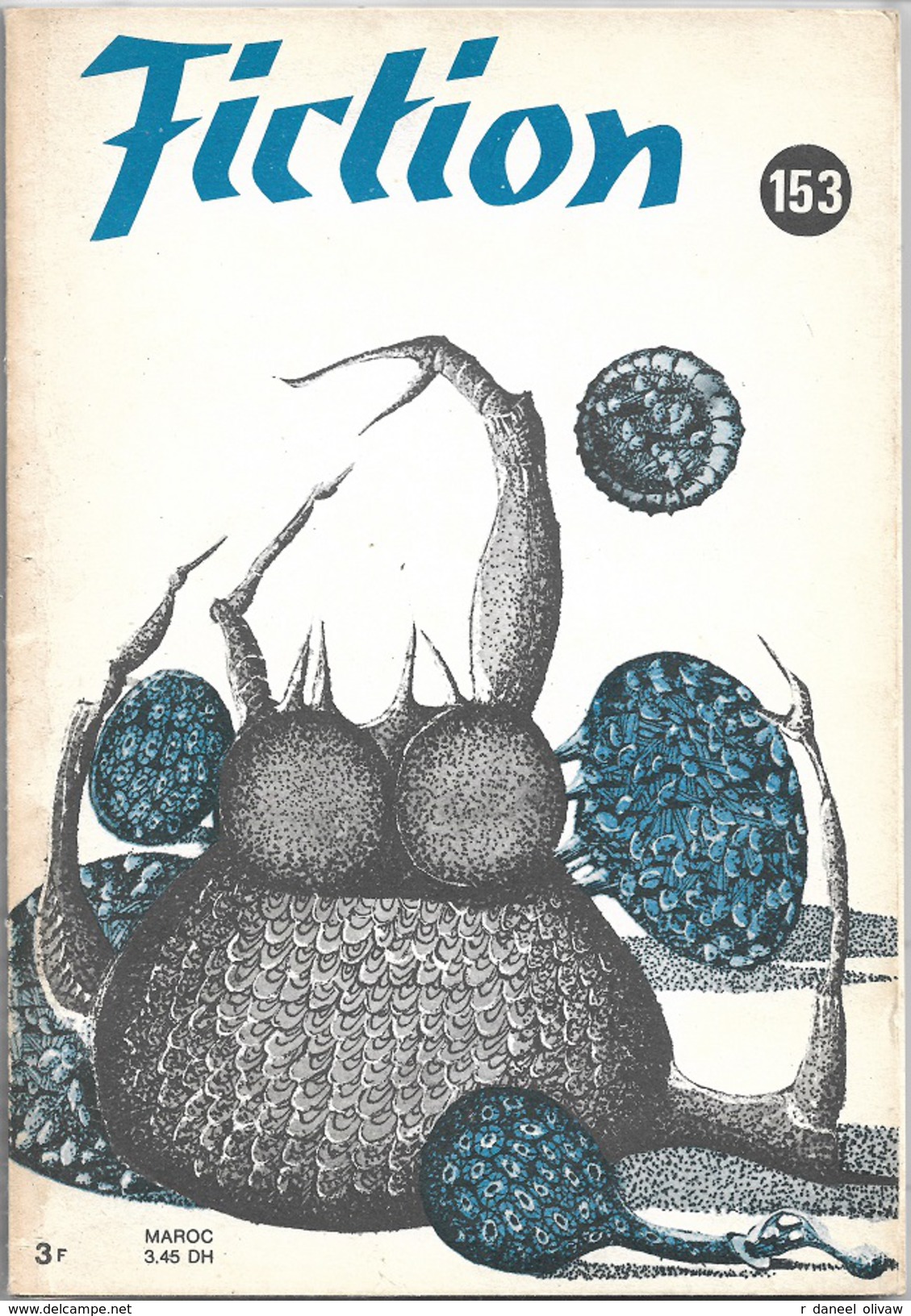 Fiction N° 153, Août 1966 (BE+) - Fiction