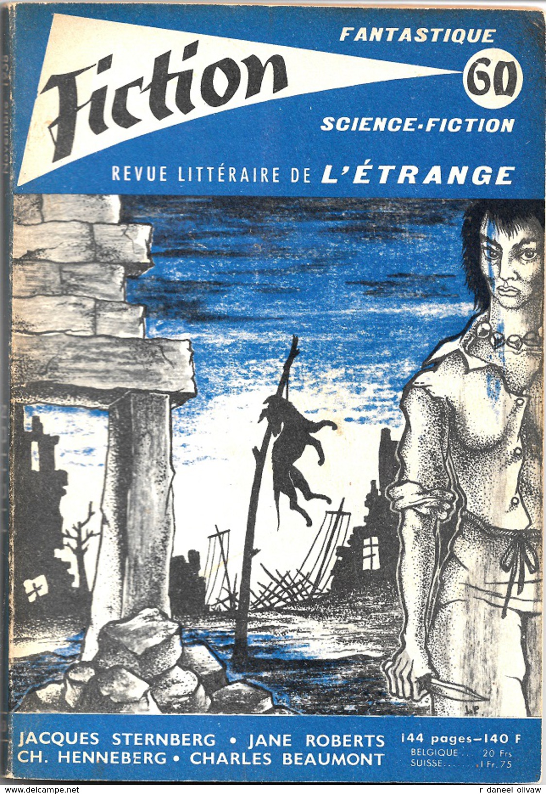Fiction N° 60, Novembre 1958 (BE+) - Fiction