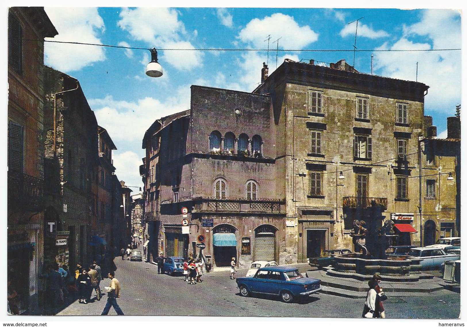 Viterbo - Piazza Delle Erbe E Corso Vittorio Emanuele - H3177 - Viterbo