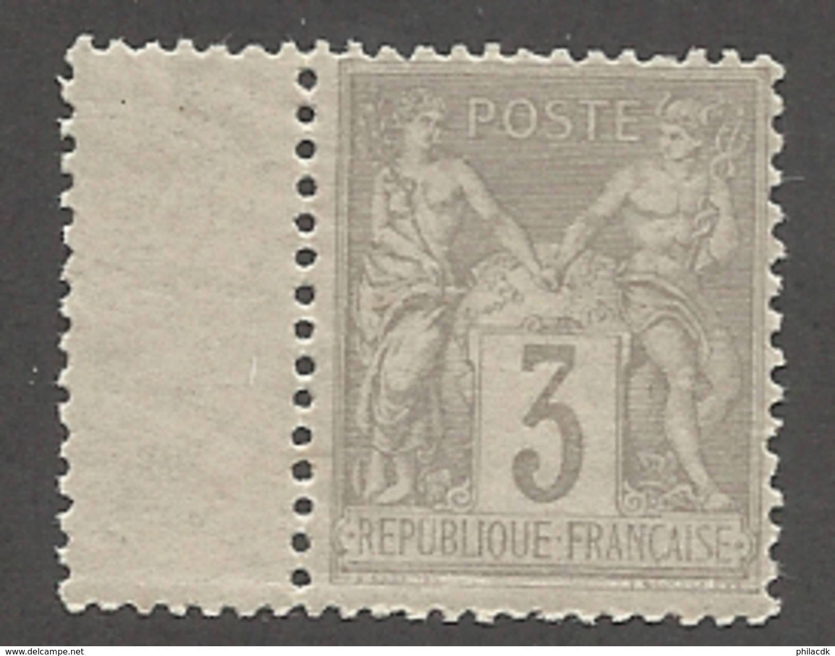 FRANCE - N°87 NEUF** SANS CHARNIERE - COTE YT : 16.50&euro; - 1880 - 1876-1898 Sage (Type II)