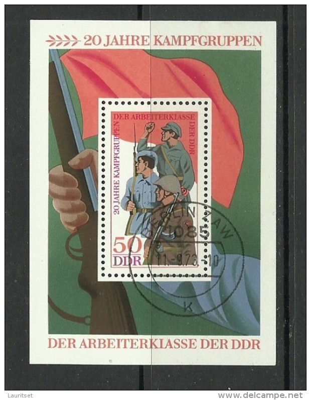 DEUTSCHLAND DDR 1973 Block 39 O - Autres & Non Classés