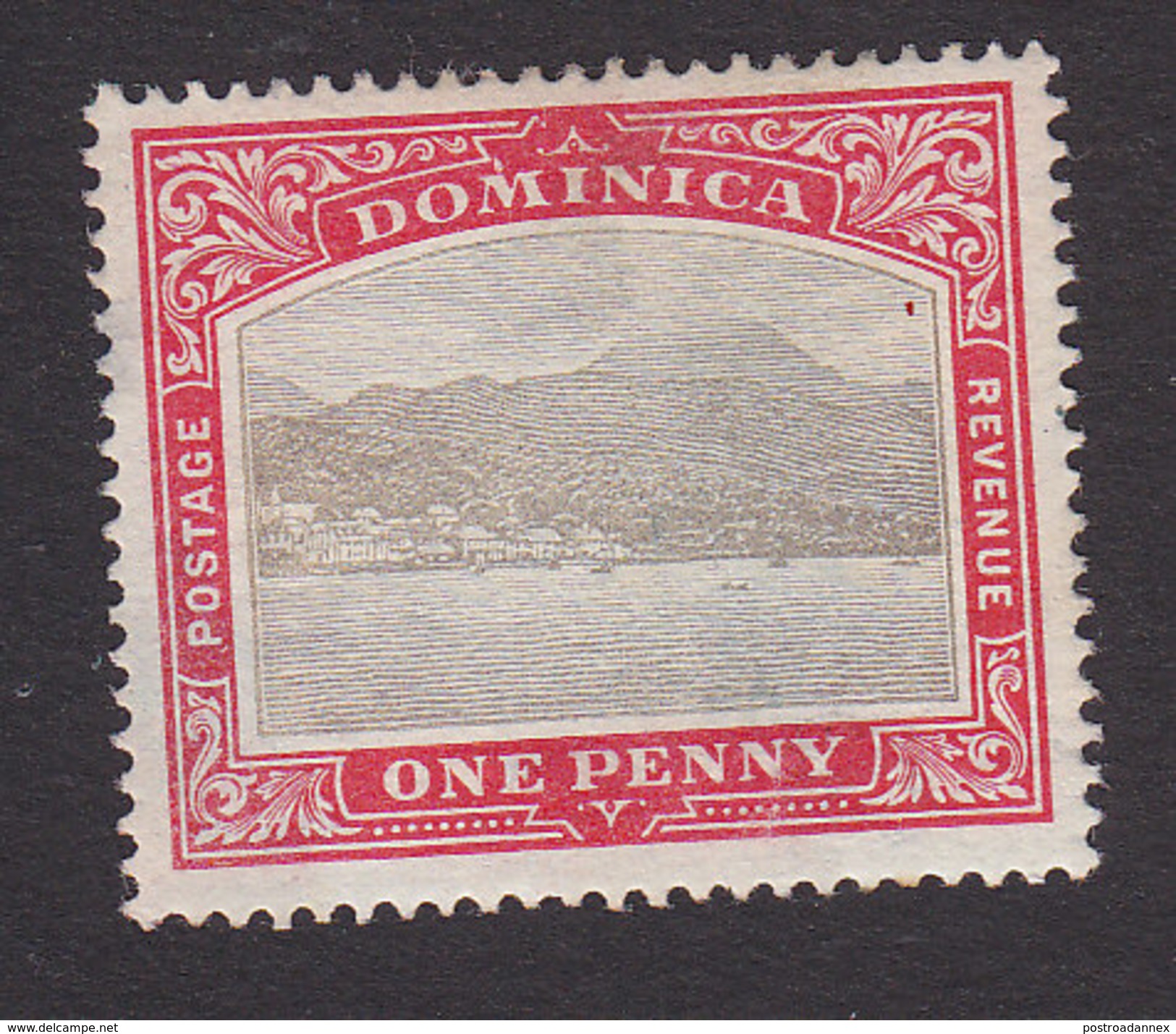 Dominica, Scott #26, Mint Hinged, Roseau Capital Of Dominica, Issued 1903 - Dominica (...-1978)