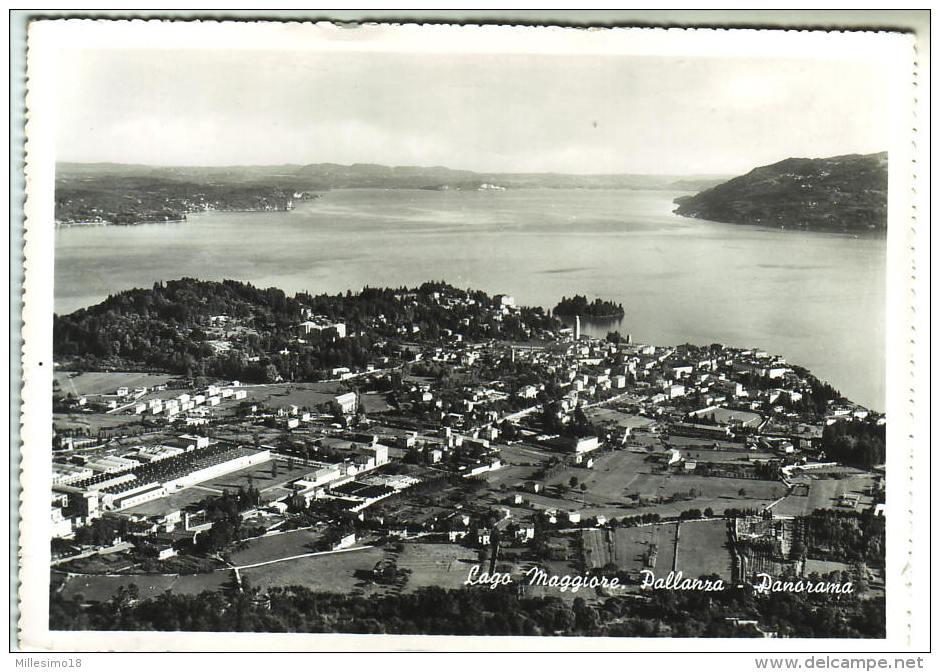 Italy Italia Lago Maggiore Pallanza Panorama Cartolina FG NVG Foto Capucci - Verbania