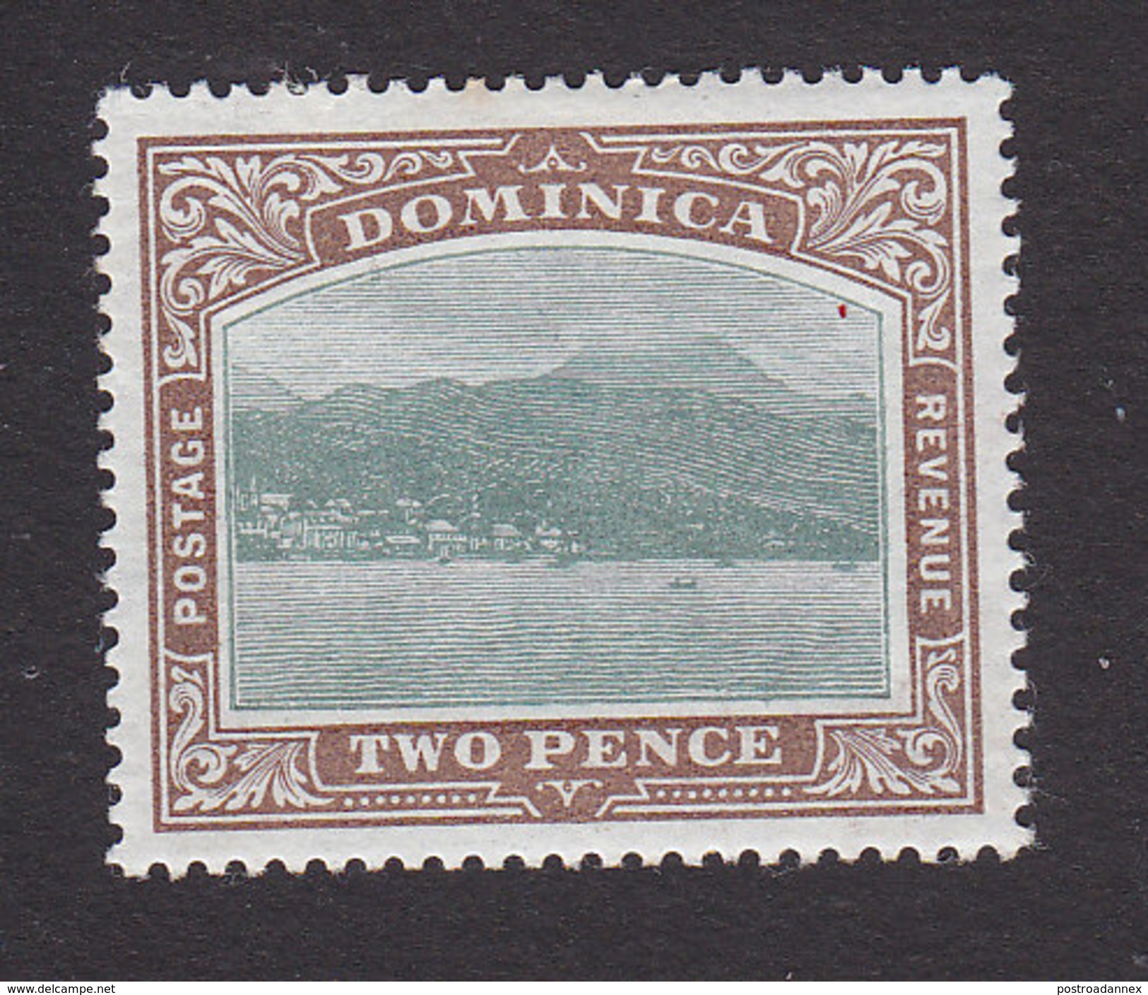 Dominica, Scott #27, Mint Hinged, Roseau Capital Of Dominica, Issued 1903 - Dominica (...-1978)