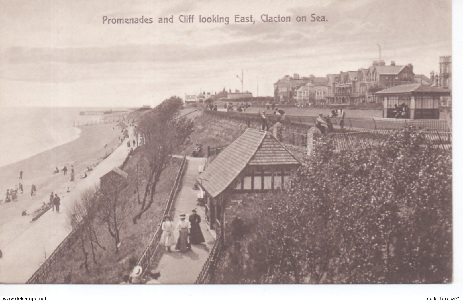Promenades And Cliff Looking East - Clacton On Sea - Clacton On Sea