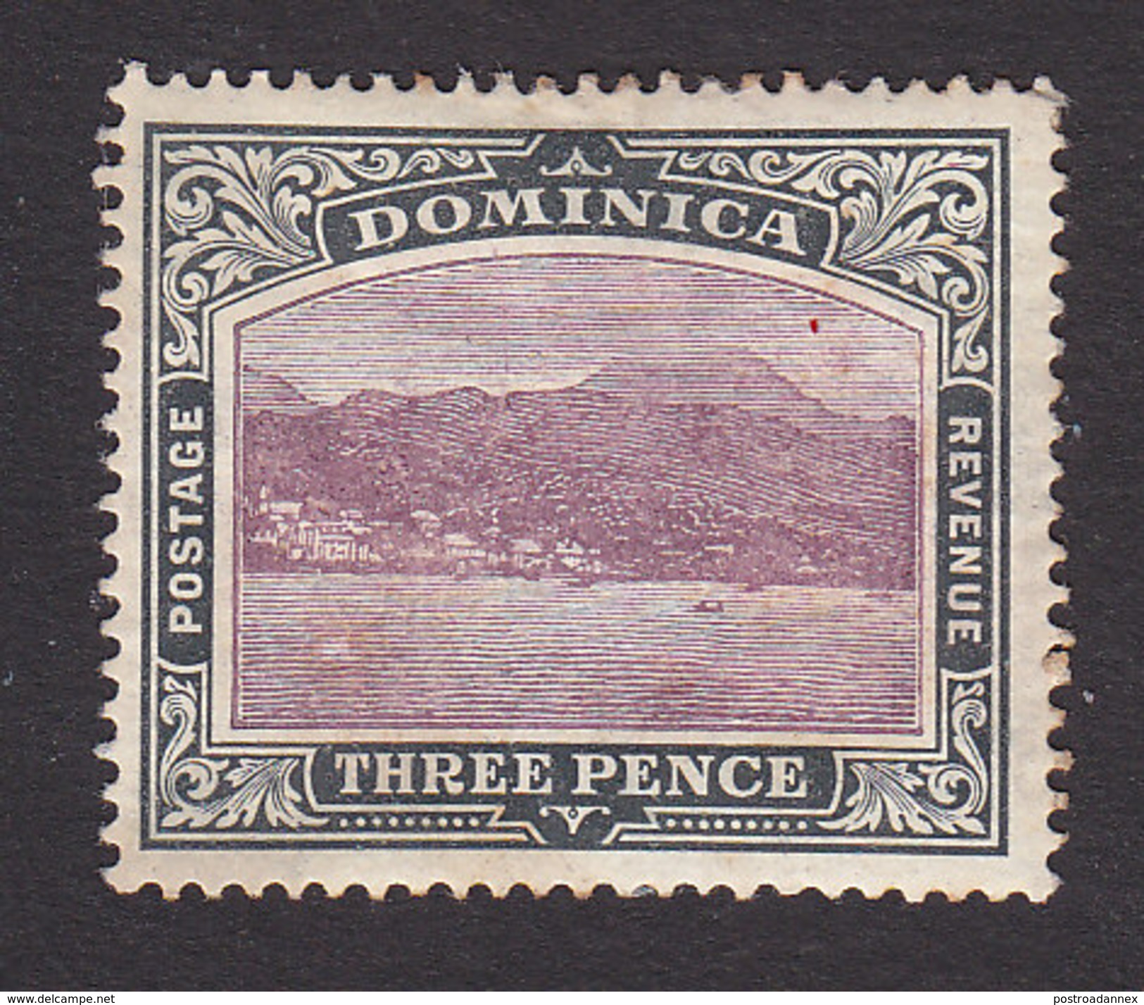 Dominica, Scott #39, Mint Hinged, Roseau Capital Of Dominica, Issued 1907 - Dominica (...-1978)