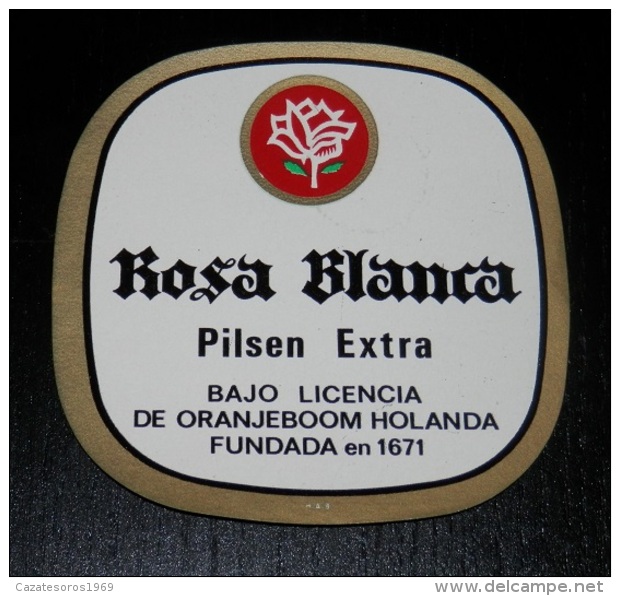 ETIQUETTE  BIÉRE  ROSA BLANCA   - SPAIN - Bière