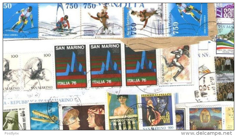 San Marino StampBag 100g (3½oz) (manufactured Kiloware)* - Collections, Lots & Séries