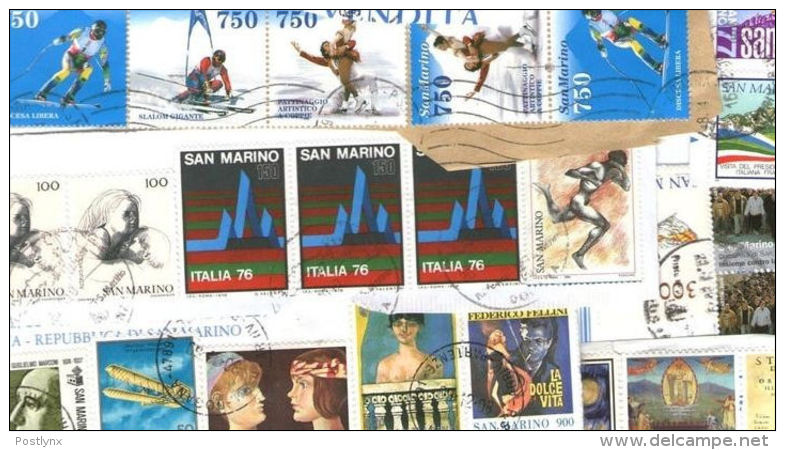 San Marino StampBag 250g (8½oz) (manufactured Kiloware)* - Collections, Lots & Series