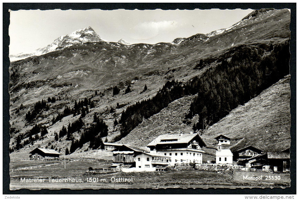 7551 - Alte Foto Ansichtskarte - Matreier Tauernhaus Bei Grossvenediger  -  N. Gel TOP - Matrei In Osttirol